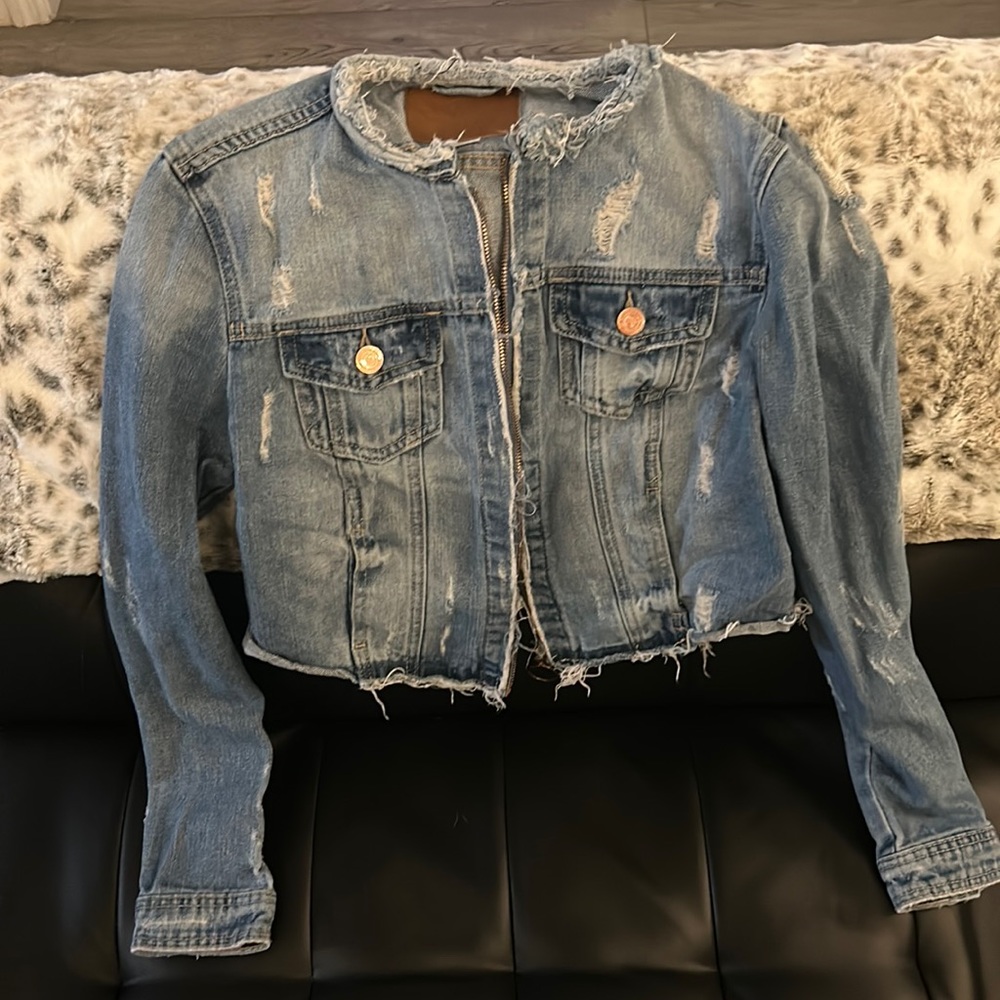 Cropped Jean jacket